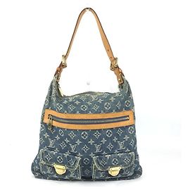 Bolsa de Ombro Louis Vuitton Monogram Denim Baggy GM