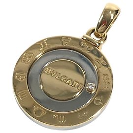Bulgari Collana con pendente Bvlgari Horoscope in oro 18K e diamanti