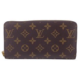 Carteira Zippy Louis Vuitton Monogram Brown