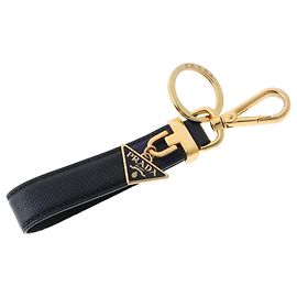 Porte-clés Prada en cuir Saffiano