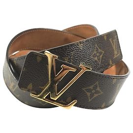 Louis Vuitton Monogram Ceinture Initial Accessory Belt