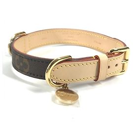 Louis Vuitton Monogram Dog Collar