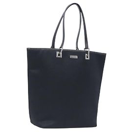Saco Tote GUCCI Nylon Preto Prata 002 1098
