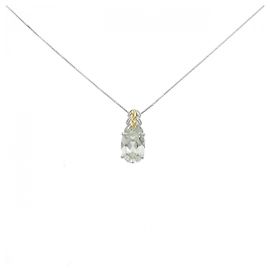 Autre Marque Collana in Quarzo Oro Bianco Au750 Oro Giallo Au750