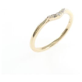 Autre Marque agete Ring aus K10 Gelbgold und Diamanten