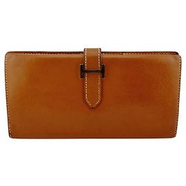 Hermès Carteira longa bi-fold Hermes Bearn