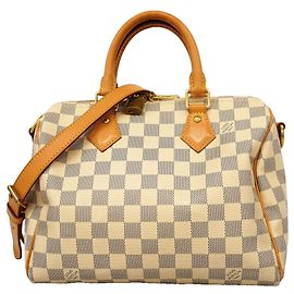 Bolso Louis Vuitton Damier Azur Speedy Bandoulière 25