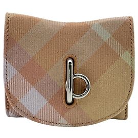 Portafoglio bi-fold Burberry Rocking Horse in tela