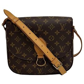 Louis Vuitton M51242 Saint Cloud GM Monogram Canvas Leather Shoulder Bag