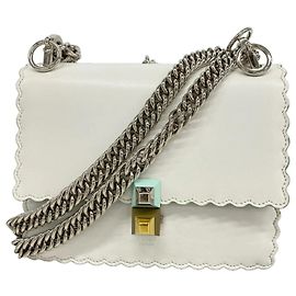 Borsa a tracolla mini in pelle Fendi Kanai