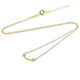 Tiffany & Co. T Smile Anhänger aus 18K Gelbgold mit Diamanten