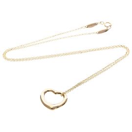 Tiffany & Co. Elsa Peretti Pendentif Cœur Ouvert Or Rose 18K 16mm