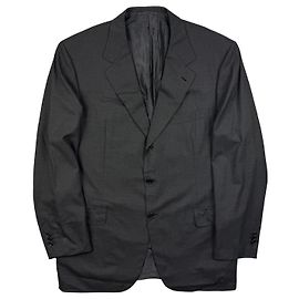 Brioni Nomentano Grey Herren Sakko aus Wolle Größe 55R / XL-XXL