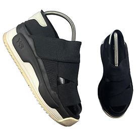 Y3 Sneakers Adidas Y-3 Yohji Yamamoto Black & White Strap Hokori da donna Taglia 39 / 24cm