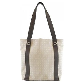Bulgari Borsa a tracolla Bvlgari beige e marrone