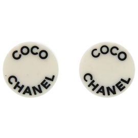 Chanel COCO CHANEL Logo Clip-Ohrringe