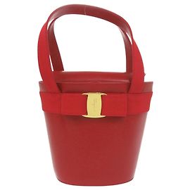 Borsa a secchiello in pelle Salvatore Ferragamo Vara Ribbon