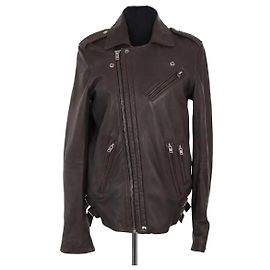 Iro Brown Leather Jacket XS