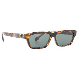 FENDI - Óculos de sol Fendi em acetato tartaruga castanho