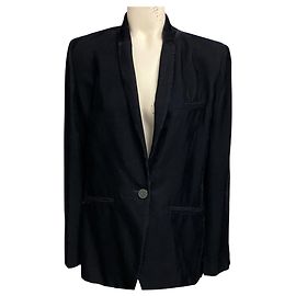 Autre Marque forte_forte Midnight Velvet Corduroy Classic Essential Blazer Jacket