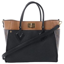 Borsa 2Way Louis Vuitton On My Side MM Monogram in pelle Brown x Black M53823