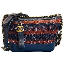 Borsa a Tracolla Chanel Gabrielle Small 2018 con Paillettes