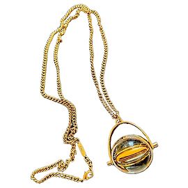 Collana Chloé dorata con pendente a sfera