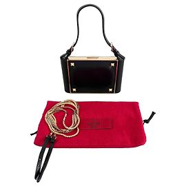 Valentino Garavani Borsa a Telaio in Pelle Nera - Primavera Estate 2011