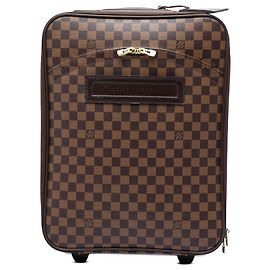 Louis Vuitton Damier Ebene Pegase Legere 45 Reisetasche Braun