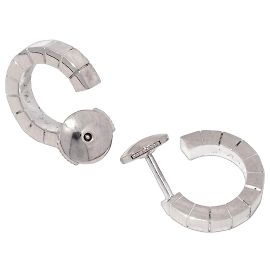 Orecchini Cartier Lanières Oro Bianco 750/18K