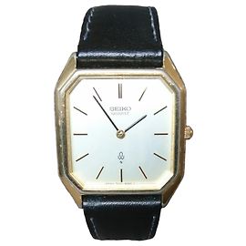 Vintage gold-plated Seiko Chariot quartz watch ref. 7820-5440