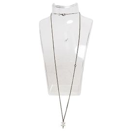 Chanel Colar Silver Coco Mark B10A
