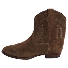 Shiloh Heritage Botas western de ante marrón - talla EU 41 (UK 8)