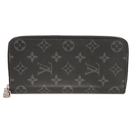 Cartera larga bi-fold Louis Vuitton Monogram Eclipse
