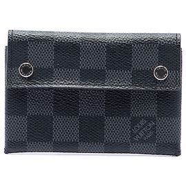 Portafoglio Compact Modulable Louis Vuitton Black Damier Graphite