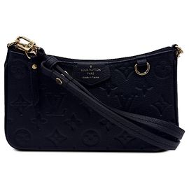 Louis Vuitton Black Monogram Empreinte Easy Pouch On Strap