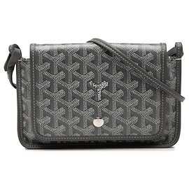 Carteira de Bolso Goyardine Plumet Cinza Goyard