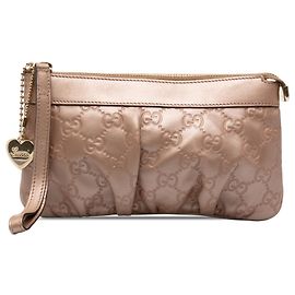 Pochette da polso Gucci Gold Guccissima