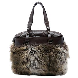 Bolso Tote Chanel Brown Paris Biarritz de Pelo Sintético Fantasy