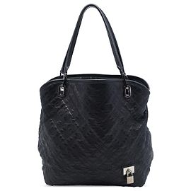 Louis Vuitton Black Monogram Lambskin Antheia Lilia GM