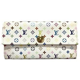 Louis Vuitton Portemonnaie Sarah Lang im Monogramm Multicolor