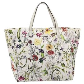 Gucci Open Flora Canvas Medium