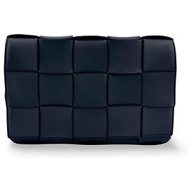 Bottega Veneta Cassette Maxi Intrecciato Leather Mini