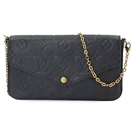 Louis Vuitton Monogram Empreinte Pochette Felice Chain Wallet