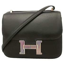 Hermès Borsa a tracolla Hermes Constance Mini Swift