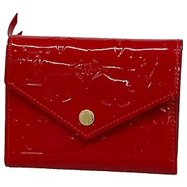 Carteira Tri-fold Louis Vuitton Vernis Portefeuille Victorine