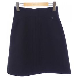 Chanel Black Cloth Skirt