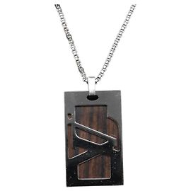 LOUIS VUITTON Colar Cape Town Pendente Metal Silver M66199 LV