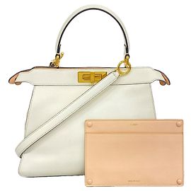 Fendi Peekaboo I.U Handtasche aus Leder