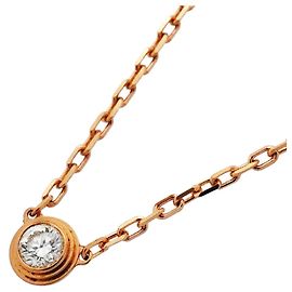 Collar Cartier Damour en oro rosa 18K con diamante